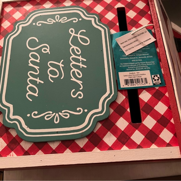 NWT Pioneer Woman Christmas Wood Letters to Santa Decor Below $25 Retail - Picture 6 of 6